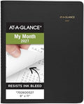 AT-A-GLANCE 2027 Planner, Monthly, 15-Month Jan-Mar, 9" x 11", Unruled Daily Blocks, Black (702600527)