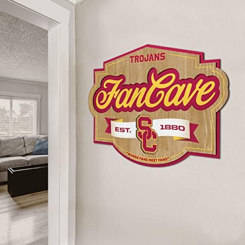 YouTheFan NCAA Officially-licensed FanCave 3D wall art - ready-to-hang, 3D multi-layered construction - floating wall mount design - Perfect fan gift
