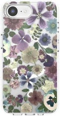 PopSockets iPhone 16/17E Phone Case with MagSafe- Pressed Flowers