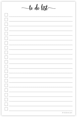 321Done To Do List Notepad, 5.5x8.5 Inches, 50 Sheets, Wide Ruled
