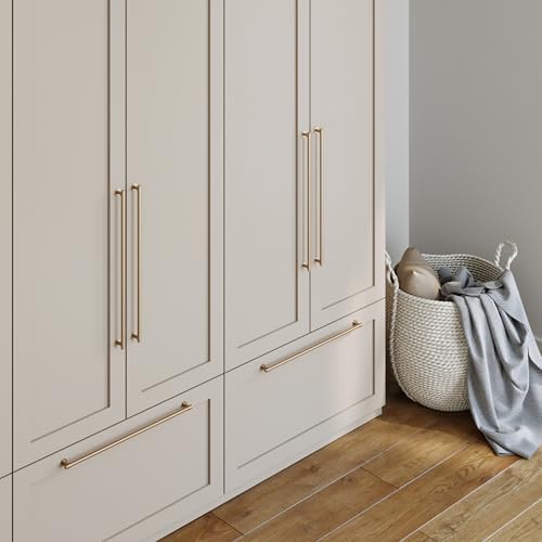 Franklin Brass 2 Pack Champagne Bronze Gold Cabinet Handles 18 inch (457mm) Kitchen Cabinet Handles and Drawer Pulls for Cupboards and Dressers | Francisco Collection