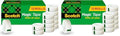 Scotch Magic Tape,Invisible,Home Office Supplies and Back to School Supplies for College and Classrooms,12 Rolls,(Pack of 2)