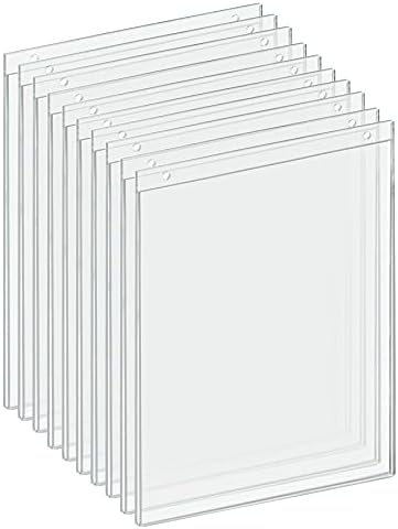 Azar 162712 9-Inch W by 12-Inch H Wall U-Frame, 10 Count