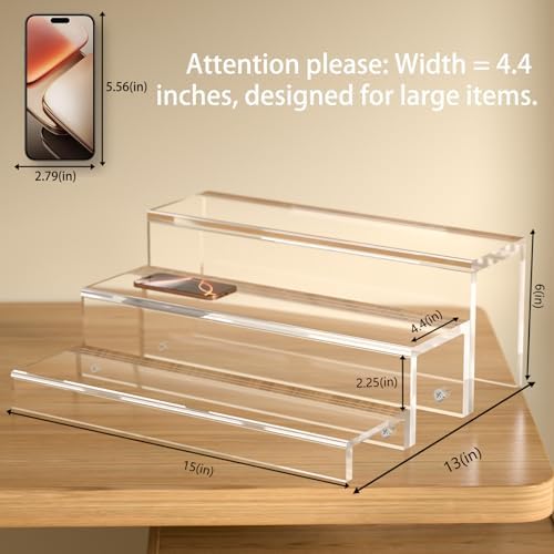 JUESHA 3 Tiers Bar Shelves for Liquor Bottles (Patent: D1076520S)