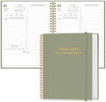 Daily Planner 2026-2027 - July 2026 to June 2027, 7" x 10", Green