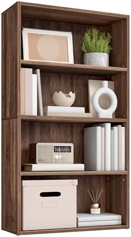 VASAGLE 4-Tier Bookshelf, Storage Organizer, 23.6 x 9.4 x 42.4 Inches