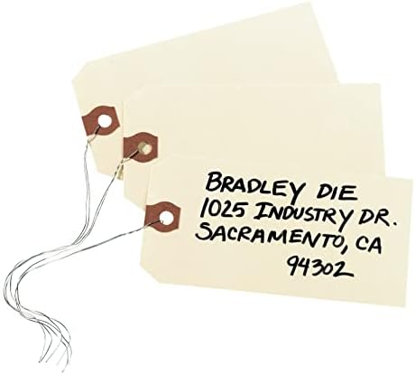 Avery Unstrung Shipping Tags, 11.5 pt. Stock, 3-3/4" x 1-7/8", 1,000 Manila Hang Tags (12303)