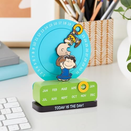 Hallmark Peanuts Magnetic Perpetual Calendar (Charlie Brown and Lucy)