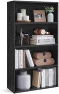 VASAGLE 4-Tier Bookshelf, Storage Organizer, 23.6 x 9.5 x 42.4 Inches