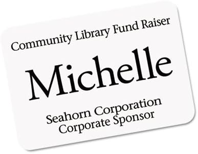 Avery EcoFriendly Recycled Name Tags, 2-1/3" x 3-3/8", White, Removable Adhesive, 400 Printable Name Badges (45395)