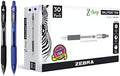 Zebra Pen Z-Grip Ballpoint Pen, Black/Blue Ink, 0.7mm, 30 Bulk-Pack