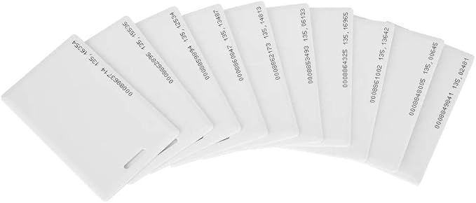 Pack of 10 RFID Badges for Allied Time Brand Systems