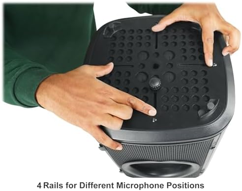 Rockville ISOBOX Recording Microphone Sound Isolation Box with Mic Stand