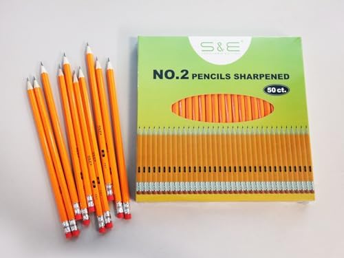 S & E TEACHER'S EDITION Wooden Pencils, 50Pcs
