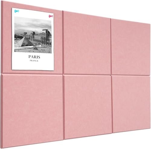 36" x 24" Felt Bulletin Board & Cork Board Alternative, Pink
