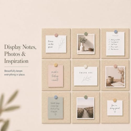 Felt Bulletin Board Tiles, Cork Board Alternative, 48 x 36 in