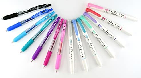 Zebra Pen MILDLINER Highlighter & SARASA Clip Gel Set, Assorted, 14-Pack