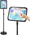 JEAWIWI 1Pcs Sign Holder Stand, 8.5x11 in, Adjustable Rotatable Snap-Open