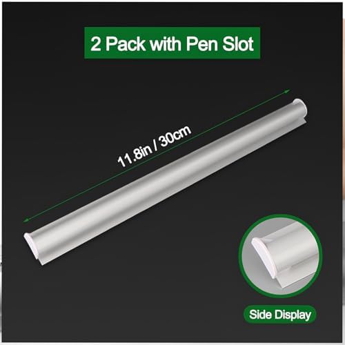 Ticket Holder for Restaurant Order Receipt Holders Strip(12 in, Silver, 2p)