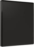 Staples Economy 0.5-Inch 3-Ring View Binder, Black, 3-Pack | Lightweight round-ring budget organizer for school and office use.