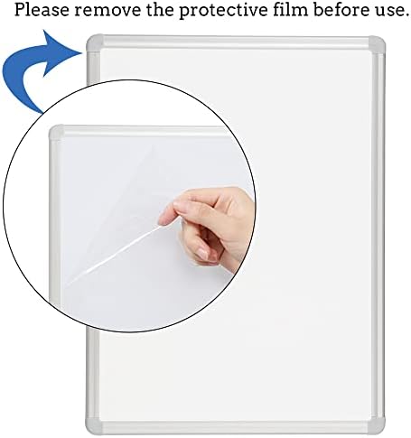 DEVELOP Magnetic Large Dry Erase White Board, 60 x 36 Inches / 5’ x 3’ Wall-Mounted Whiteboard for Office Classroom Home, Includes 4 Markers, 4 Magnets, Ruler & Erase