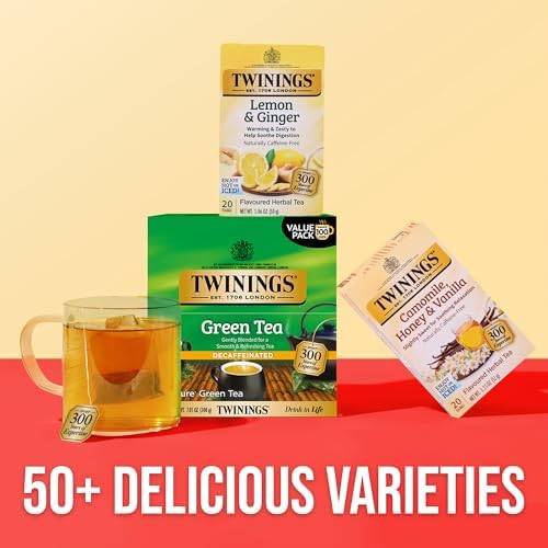 Twinings Decaffeinated Green Tea Bags, 100 CT Box (1 Pack)