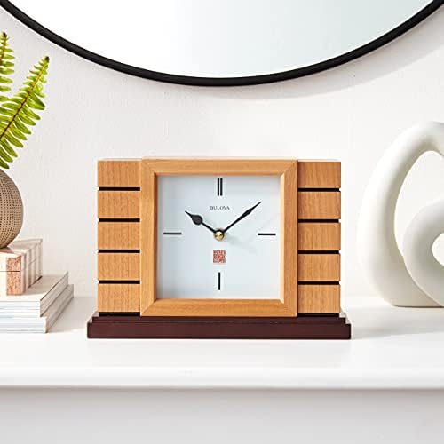 Bulova Usonian II Frank Lloyd Wright Mantel Clock
