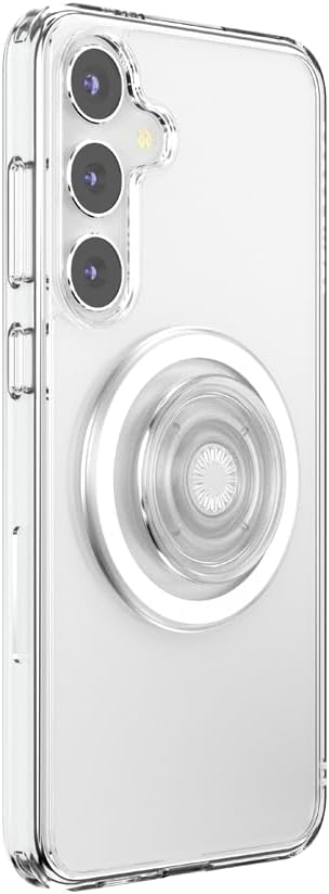 PopSockets Samsung Galaxy S24+ Phone Case MagSafe- Clear | Compatible with MagSafe PopSockets, Drop Protection, Clear, Translucent, iPad, Removable, Popper