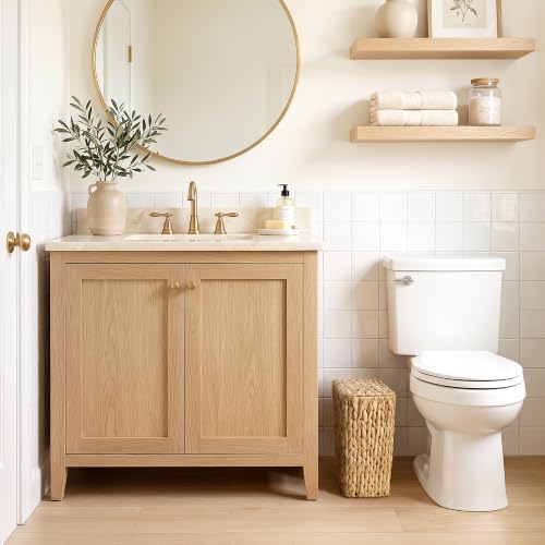 StorageWorks Wicker Bathroom Trash Cans with Removable Liner, Rectangle