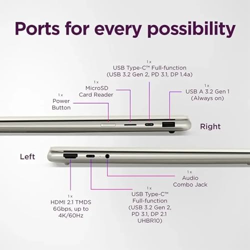 Lenovo Yoga 7 2-in-1 AI PC Laptop | 14" WUXGA OLED Touch (100% DCI-P3) | AMD Ryzen AI 5 340 (Up to 50 Tops) | 16GB DDR5 512GB SSD | for Creator Business Professional Win11 w/DLCA Accessory