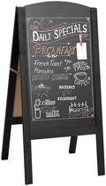 Ilyapa A Frame Chalk Board Easel Sign 26x56 in - Sandwich Signs Outdoor
