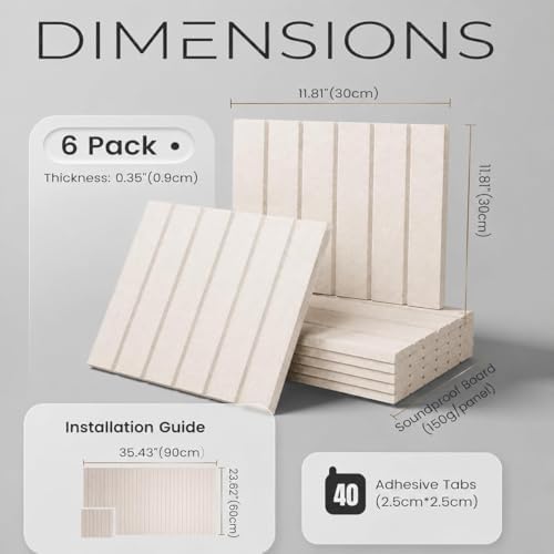 Striped Square Felt Bulletin Board Tiles, 6 Pack