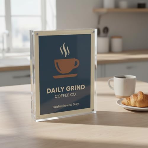 Azar Displays 104435 8.5x5.5 Vertical/Horizontal Block Frame