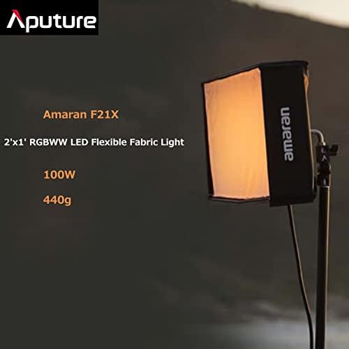 Amaran F21x 100W Flex LED Light Mat, Bi-Color 2500K-7500K Video Light