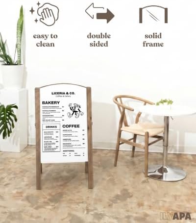 Ilyapa A Frame Whiteboard Easel Sign 20x30 in - Sandwich Signs Outdoor