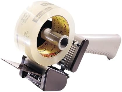 3M Scotch Low Noise Box Sealing Tape Dispenser H150, 2 in, Gray