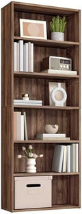 VASAGLE 6-Tier Bookshelf, Storage Organizer, 23.6 x 9.4 x 63.2 Inches