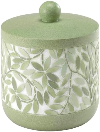Avanti Linens Accessories Bathroom Essentials, Jar, Green