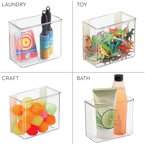 iDesign Adhesive Organizer Bin - Clear