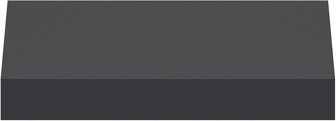 Furinno Tanna Floating Shelves for Wall, 9 x 16 Wall Shelf, Single Set Wall Mounted Floating Shelf with Invisible Bracket, 2-Inch Thick, for Bathroom, Living Room, Bedroom, Home Office, Americano