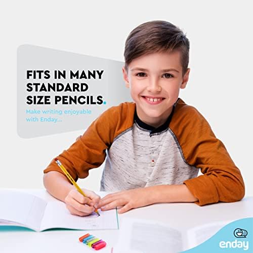 Emraw Soft & Squishy Gel Pencil Grips Assorted Colors Kids Handwriting Pen Grip Children Comfort Writing Posture Correction Tool For Preschoolers (30 Pieces)