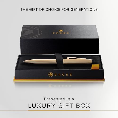 Cross Century II 23KT Gold Ballpoint Pen, Medium Point, Black Ink