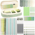 Aesthetic School Supplies Pencil Pouch - 47Pcs Pencil Case Stationary Set