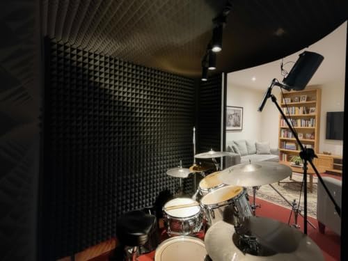 24 Pack Acoustic Foam Panels, 2''Thick Sound Proof Foam Panels for Walls
