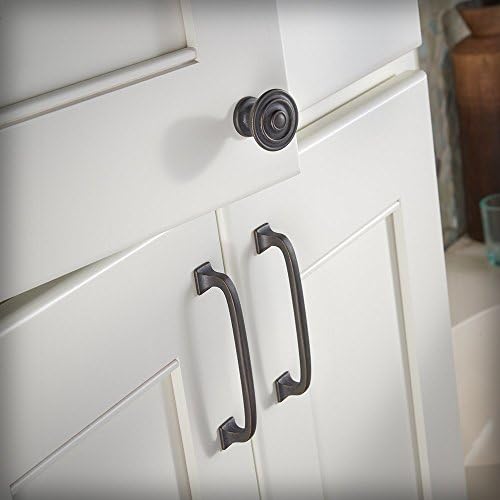 Franklin Brass (10-Pack) – Warm Chestnut Cabinet Handles, 4 Inch Hole Center, Pulls for Drawers, Kitchen Cabinet Door, Dressers | Lombard