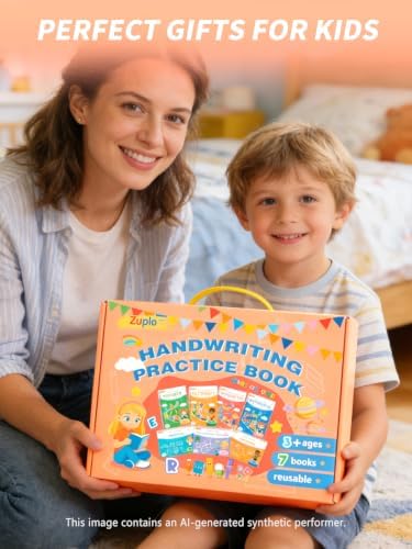 Magic Grooved Writing Practice for Kids Ages 3-8, Reusable Workbooks