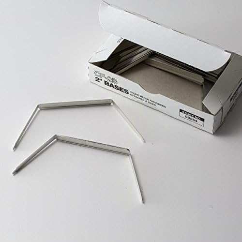 Officemate OIC, OIC99854, Prong Fastener Bases, 100 / Box, Silver, 2 inch