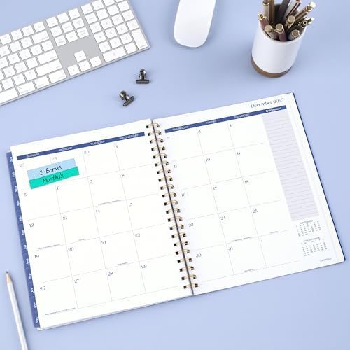 Mead Cambridge 2027 Planner, Weekly & Monthly, 8.5" x 11", Cyane (1844-905-27)
