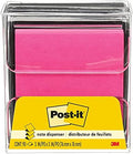 Post-It Pop-up Notes Dispenser, 3x3 in, Black Base Clear Top, Pack Includes a 45-Sheet Pad (WD-330-BK) (Pack of 6)