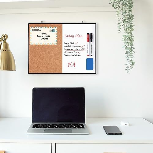 ARCOBIS Cork Board White Board Combo